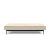 Dublexo Eik Fabric Sofa Bed w/Smoked Oak Legs