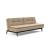 Dublexo Eik Fabric Sofa Bed w/Smoked Oak Legs