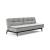Dublexo Eik Fabric Sofa Bed w/Smoked Oak Legs