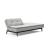 Dublexo Eik Fabric Sofa Bed w/Smoked Oak Legs
