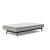 Dublexo Eik Fabric Sofa Bed w/Smoked Oak Legs