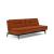 Dublexo Eik Fabric Sofa Bed w/Smoked Oak Legs