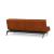Dublexo Eik Fabric Sofa Bed w/Smoked Oak Legs