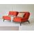 Dublexo Eik Fabric Sofa Bed w/Smoked Oak Legs
