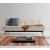 Dublexo Eik Fabric Sofa Bed w/Smoked Oak Legs