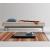 Dublexo Eik Fabric Sofa Bed w/Smoked Oak Legs