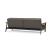 Dublexo Frej Fabric Sofa Bed w/Smoked Oak Arms & Legs