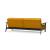 Dublexo Frej Fabric Sofa Bed w/Smoked Oak Arms & Legs