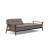 Dublexo Frej Fabric Sofa Bed w/Smoked Oak Arms & Legs