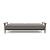 Dublexo Frej Fabric Sofa Bed w/Smoked Oak Arms & Legs
