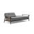 Dublexo Frej Fabric Sofa Bed w/Smoked Oak Arms & Legs