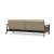 Dublexo Frej Fabric Sofa Bed w/Smoked Oak Arms & Legs