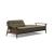 Dublexo Frej Fabric Sofa Bed w/Smoked Oak Arms & Legs