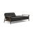 Dublexo Frej Fabric Sofa Bed w/Smoked Oak Arms & Legs