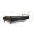 Dublexo Frej Fabric Sofa Bed w/Smoked Oak Arms & Legs