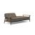 Dublexo Frej Fabric Sofa Bed w/Smoked Oak Arms & Legs
