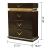 Dunhill 4-Drawer Wood Veneer Chest with LED Lighting