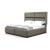 Dunhill King Size Bed with Fabric Upholstery & LED Lighting