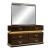 Dunhill Wood Veneer Rectangular Mirror