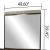 Dunhill Wood Veneer Rectangular Mirror