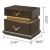 Dunhill 2-Drawer Wood Veneer Nightstand with LED Lighting