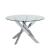 Dusty Round Glass Dining Table