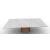 Yoroi W98.4-inch Ceramic/Metal/Wood Customizable Rectangular Dining Table