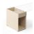 Zedo 2-Desk Office Workstation w/2 Pedestals & 2 Curved Shelves