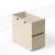 Zedo 4-Desk Office Workstation w/2 Pedestals, 2 Side Drawers, 2 Screens & Curved Shelf