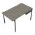 Zedo Single Office Desk for 1 Person w/Felt-Lined Metal Drawer