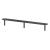 Zedo 2-Desk Office Workstation w/2 Felt-Lined Metal Side Drawers & Side Shelf