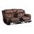 Jaylen Polished Microfiber Reclining Living Room Set