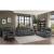 Acadia Microfiber/Bi-Cast Vinyl Living Room Set