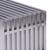 Eldert Gridiron Stainless Steel Bench