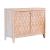Eberto 2-door Geometric Wood Accent Cabinet