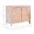 Eberto 2-door Geometric Wood Accent Cabinet