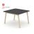 Nova Wood Square HPL Office Meeting Table for 4 Persons