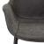Markley Leather Dining Armchair with Metal Legs
