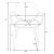 Markley Leather Dining Armchair with Metal Legs