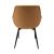 Markley Leather Dining Armchair with Metal Legs