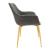 Markley Leather Dining Armchair