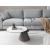 Eclipse Glass/Marble Dual Swivel Top Coffee Table