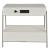 Ingrid Wood/Metal Nightstand w/2 Drawers