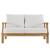 Marina Outdoor Patio Teak Loveseat