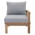 Marina Outdoor Patio Teak Left-Arm Sofa