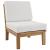 Marina Outdoor Patio Teak Middle Sofa