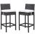 Lift Outdoor Patio Synthetic Rattan Bar Stool