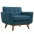 Engage Tufted Fabric Armchair & Loveseat (Set of 2)