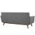 Engage Tufted Fabric Armchair & Loveseat (Set of 2)