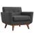 Engage Tufted Fabric Sofa, Loveseat & Armchair (Set of 3)